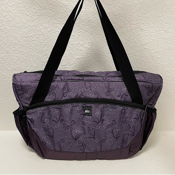 REI Bags Rei Purple Sea Grass Cooler Tote Bag With Removable Liner